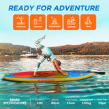 NNEDPE Inflatable Stand Up Paddle Board 10FT w/ Accessories
