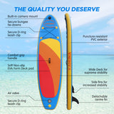 NNEDPE Inflatable Stand Up Paddle Board 10FT w/ Accessories