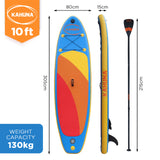 NNEDPE Inflatable Stand Up Paddle Board 10FT w/ Accessories