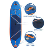 NNEDPE Premium Sports 10.6FT Inflatable Paddle Board
