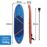 NNEDPE Premium Sports 10.6FT Inflatable Paddle Board