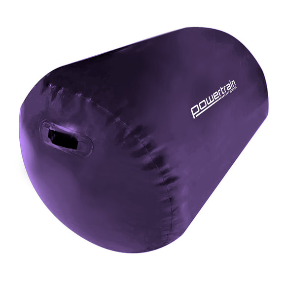 NNEDPE Inflatable Air Exercise Roller Gymnastics Gym Barrel 120 x 75cm Purple