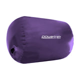 NNEDPE Inflatable Air Exercise Roller Gymnastics Gym Barrel 120 x 75cm Purple