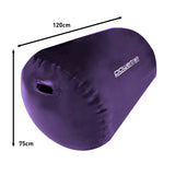 NNEDPE Inflatable Air Exercise Roller Gymnastics Gym Barrel 120 x 75cm Purple