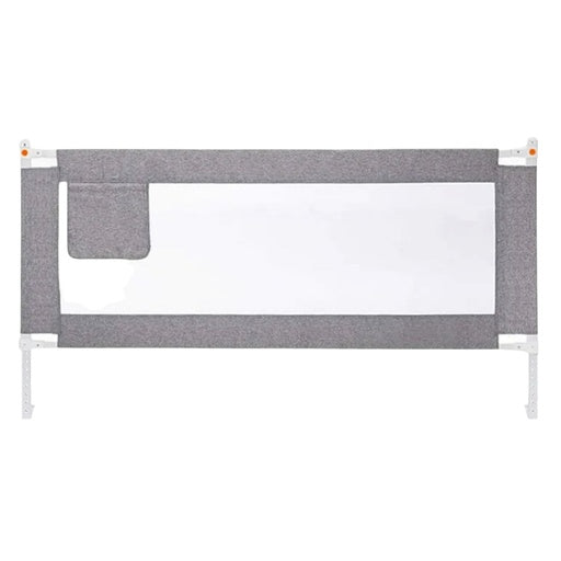 NNEWDS 90CM Height Adjustable Folding Kids Safety Bed Rail (180X90CM Single Side 1 PCS, Grey) GO-SBR-101-JL