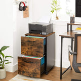 NNEWDS  2 Drawer File Cabinet with Wheels