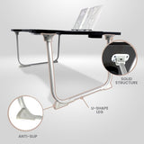 NNEWDS Extra Large Multifunctional Portable Bed Tray Laptop Desk (Black) EK-BT-101-OEJ