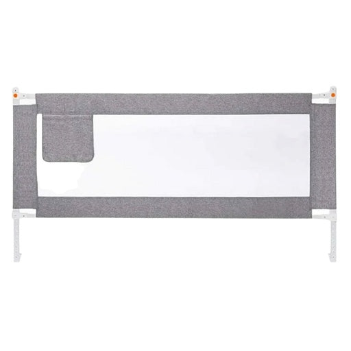 NNEWDS 90CM Height Adjustable Folding Kids Safety Bed Rail (200X90CM Single Side 1 PCS, Grey) GO-SBR-100-JL