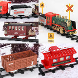 NNEOBA RC Track Train Set with Steam Effect