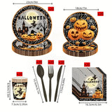NNETM Halloween Party Dinnerware Set (140pcs)