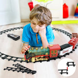 NNEOBA RC Track Train Set with Steam Effect