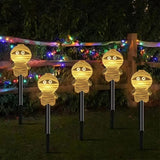 NNETM Halloween Solar Mummy Stake Light Decoration