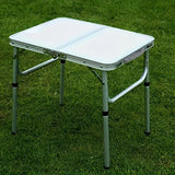 NNETM Folding Table Adjustable for Outdoor