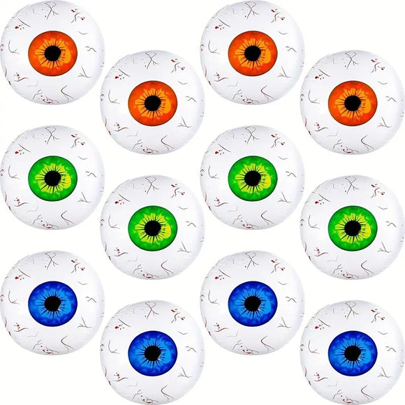 NNETM Realistic Eye Balloons Halloween Party Decor (12pcs)