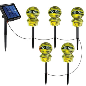 NNETM Halloween Solar Mummy Stake Light Decoration