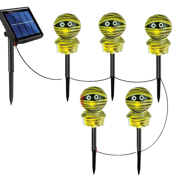 NNETM Halloween Solar Mummy Stake Light Decoration