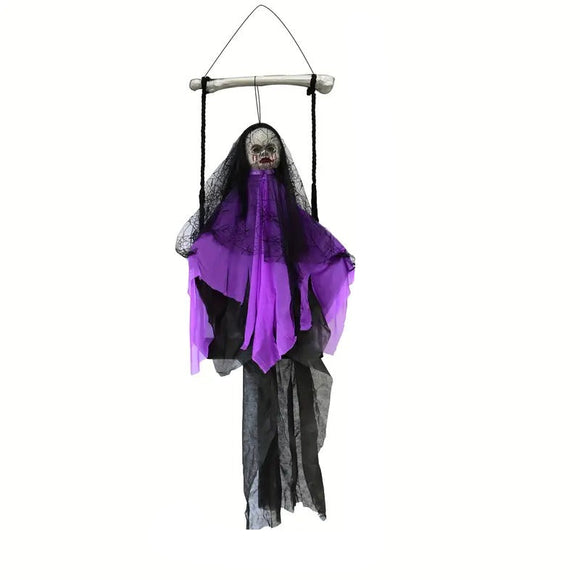 NNETM Halloween Hanging Ghost Swing Decoration