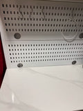 NNETB Rock Board Kitchen Rack Storage Table with Cabinets