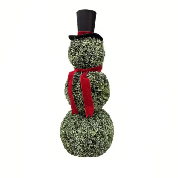NNETM Christmas Topiary Snowman Outdoor Decoration