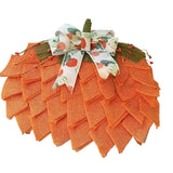 NNETM Halloween Pumpkin Wreath Door Decoration