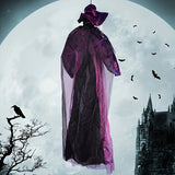 NNETM Spooky Halloween Witch Decor Voice Activated