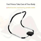 NNETM Abdominal Exerciser Iron Back Extension Bench with Cushion