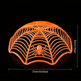 NNETM Halloween Candy Baskets Spider Web Plastic Bowls (3pcs)