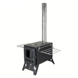NNETM Outdoor Camping Wood Stove Tabletop Heater