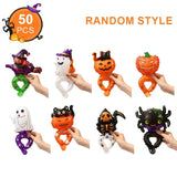 NNETM Halloween Pumpkin Wrist Balloons (50pcs)