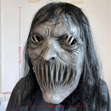 NNETM Halloween Mouthless Monster Latex Mask Full Head