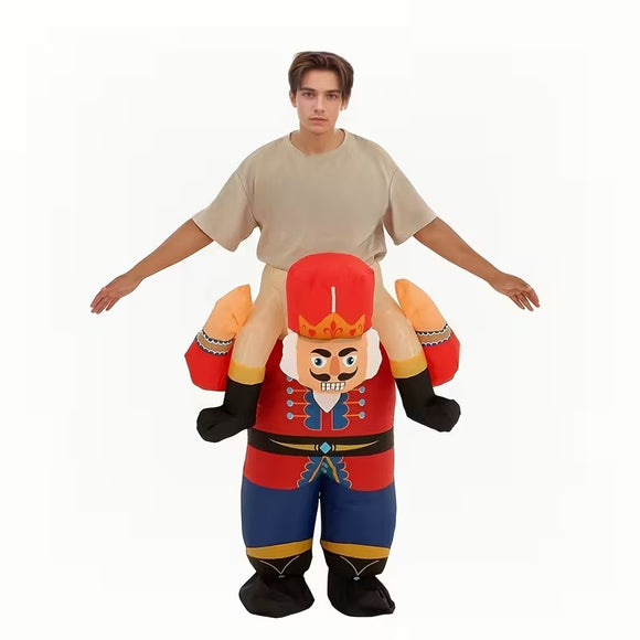 NNETM Nutcracker Soldier Inflatable Ride-On Costume