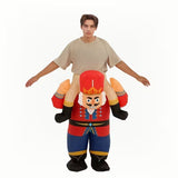 NNETM Nutcracker Soldier Inflatable Ride-On Costume
