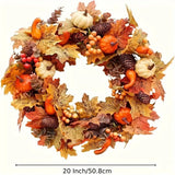 NNETM Halloween Harvest Wreath Decor
