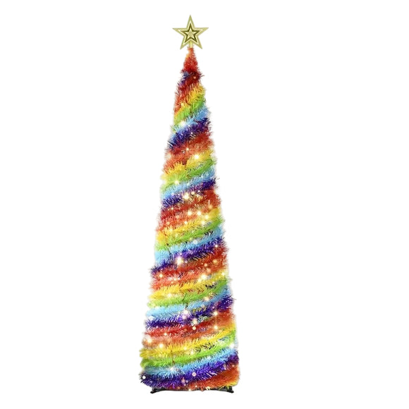 NNETM Rainbow Pop-Up Christmas Tree
