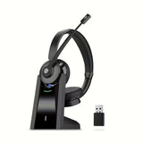 NNETM AI Noise Cancelling Wireless Headset with Mic