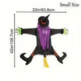 NNETM Flying Witch Halloween Decoration Outdoor Yard Hanging