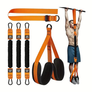 NNETM Adjustable Pull-Up Assist Belt with Resistance Bands