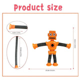 NNETM Telescopic Tube Robot Toys (10 Pack)