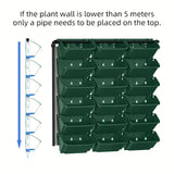 NNETM Wall-Mounted Vertical Stacking Planter Set (30pcs)