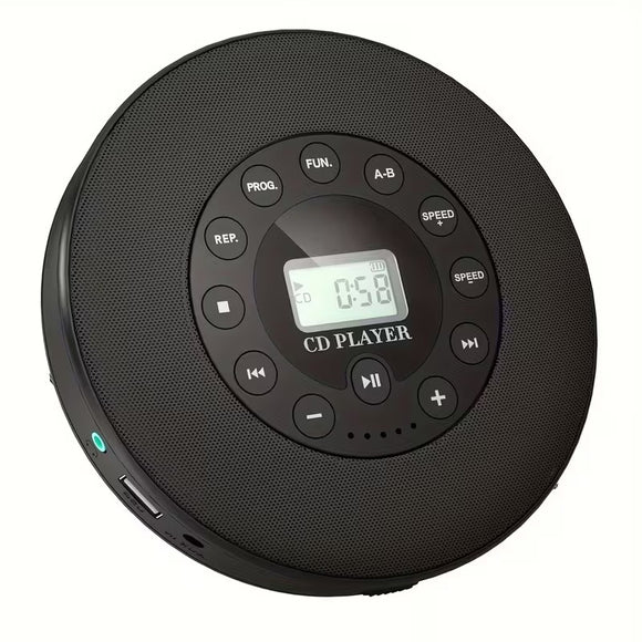 NNETM CD Player with Dual Stereo Speakers