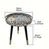 NNETM Round Serving Tray with Detachable Legs