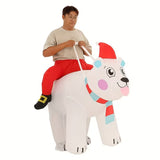 NNETM White Bear Inflatable Costume Adult Unisex