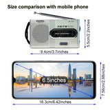 NNETM Portable AM/FM Mini Radio with Headphone Jack
