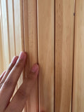 NNETB Wooden Folding Room Divider Privacy Screen