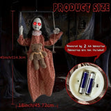 NNETM Glowing Eyes Halloween Hanging Doll