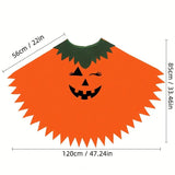 NNETM Pumpkin Costume Set Halloween Party Outfit