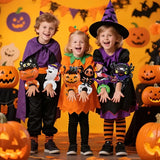 NNETM Halloween Pumpkin Wrist Balloons (50pcs)