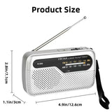NNETM Classic Portable AM/FM Radio R-898
