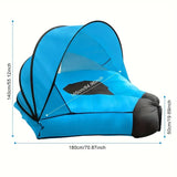 NNETM 2-Person Self-Inflating Sleeping Pad with Canopy