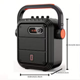 NNETM Portable Karaoke Machine with 2 Wireless Microphones